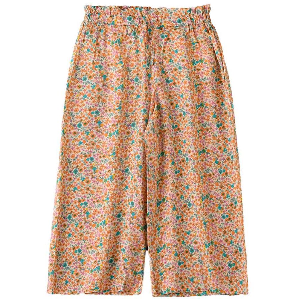 Jelliene Flower Printed Woven Bottom Pants - Pink