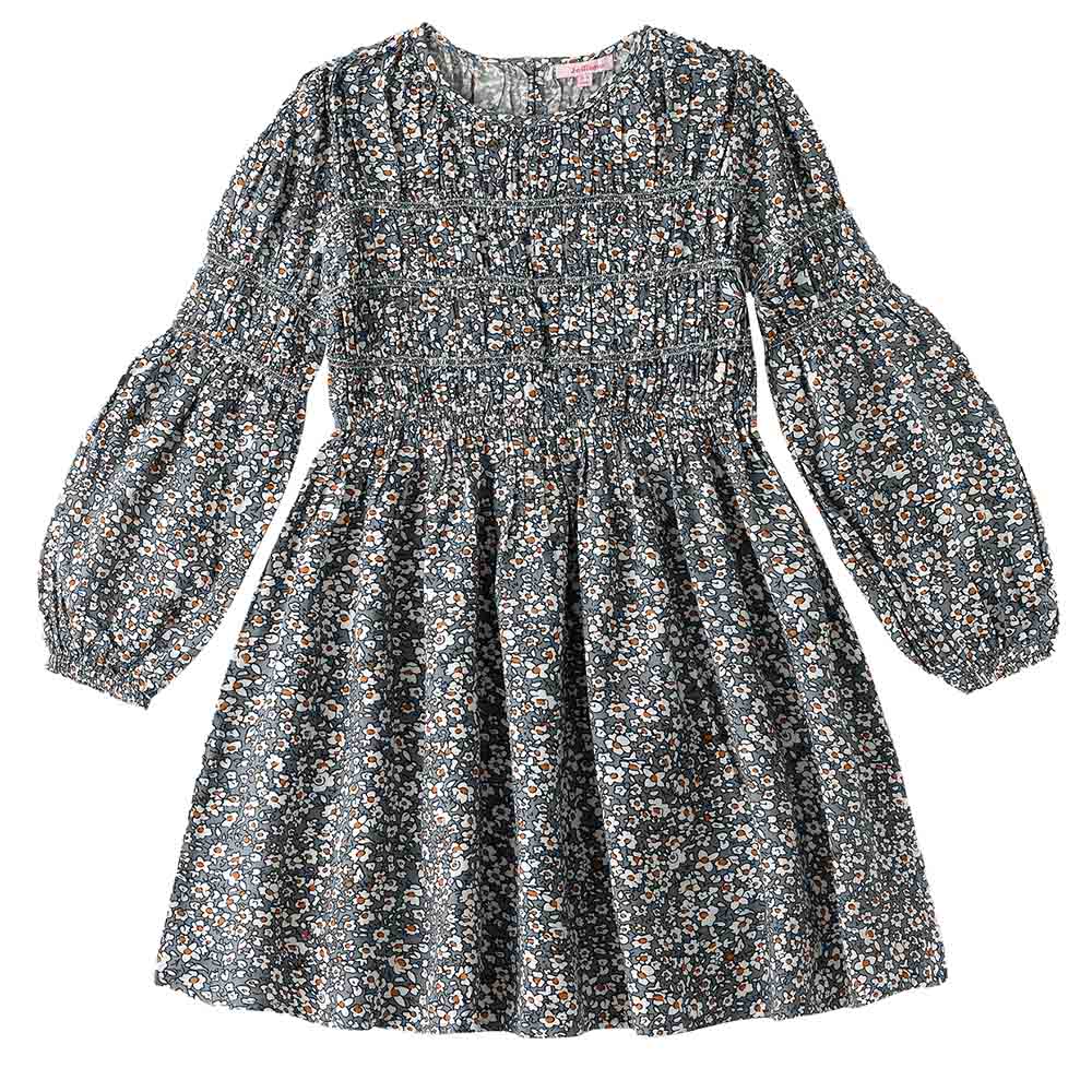 Jelliene Girl's Printed Soft Viscose Dress