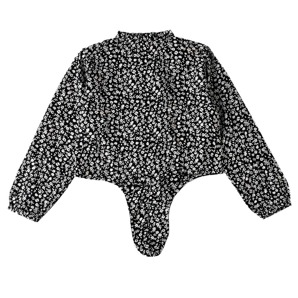Jelliene Girls Printed Soft Viscose Top - Black