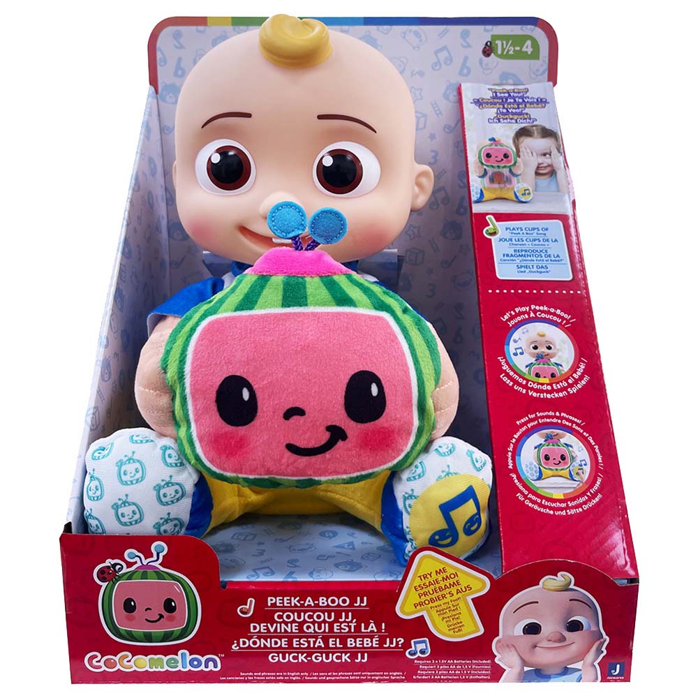 Cocomelon - Batery Operated Peek A Boo JJ Doll