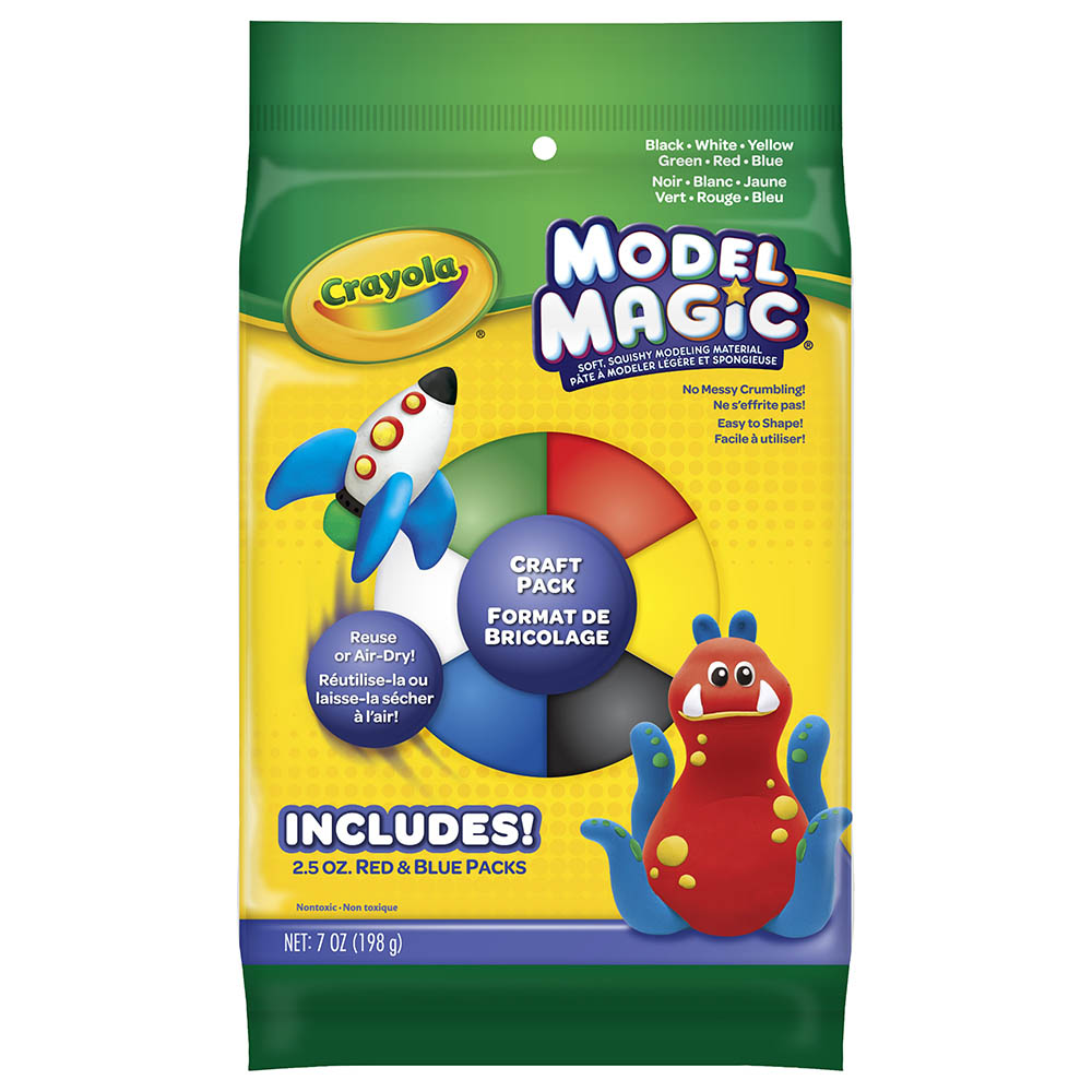 Crayola - Model Magic Craft Pack - 207.01 ml - 6 Pcs