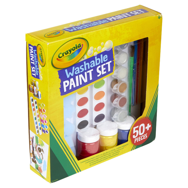 Crayola - Brush And Sponge Paint Set