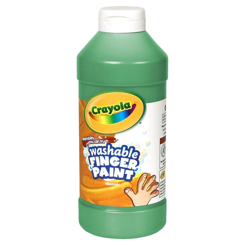 Crayola - Washable Fingerpaint Bottle - 473.17 ml - Green