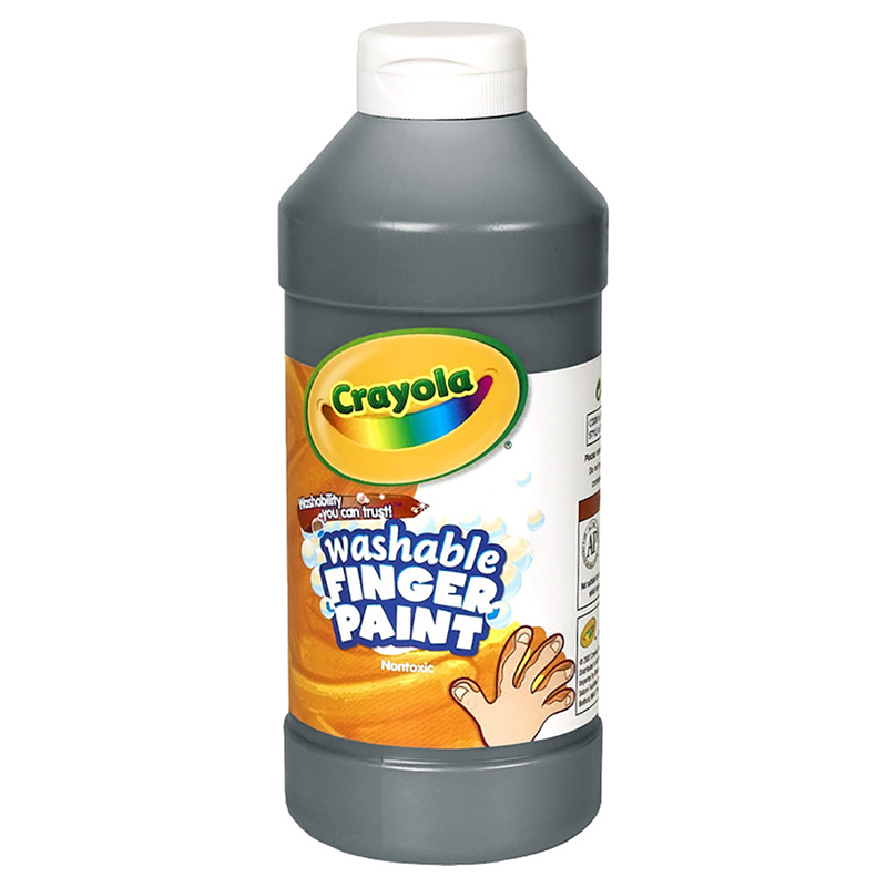 Crayola - Washable Fingerpaint Bottle - 473.17 ml - Black