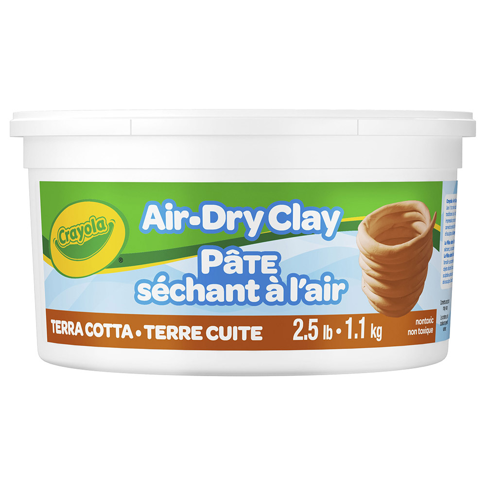 Crayola - Air-Dry Craft Clay - Terra Cotta - 1.1 Kg