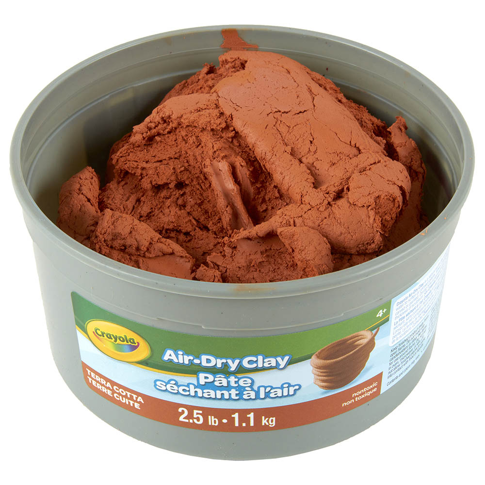 Crayola - Air-Dry Craft Clay - Terra Cotta - 1.1 Kg