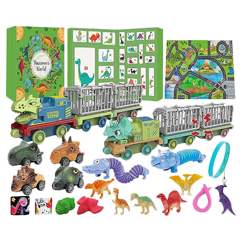 Brain Giggles Dinosaur Advent Calendar - Green