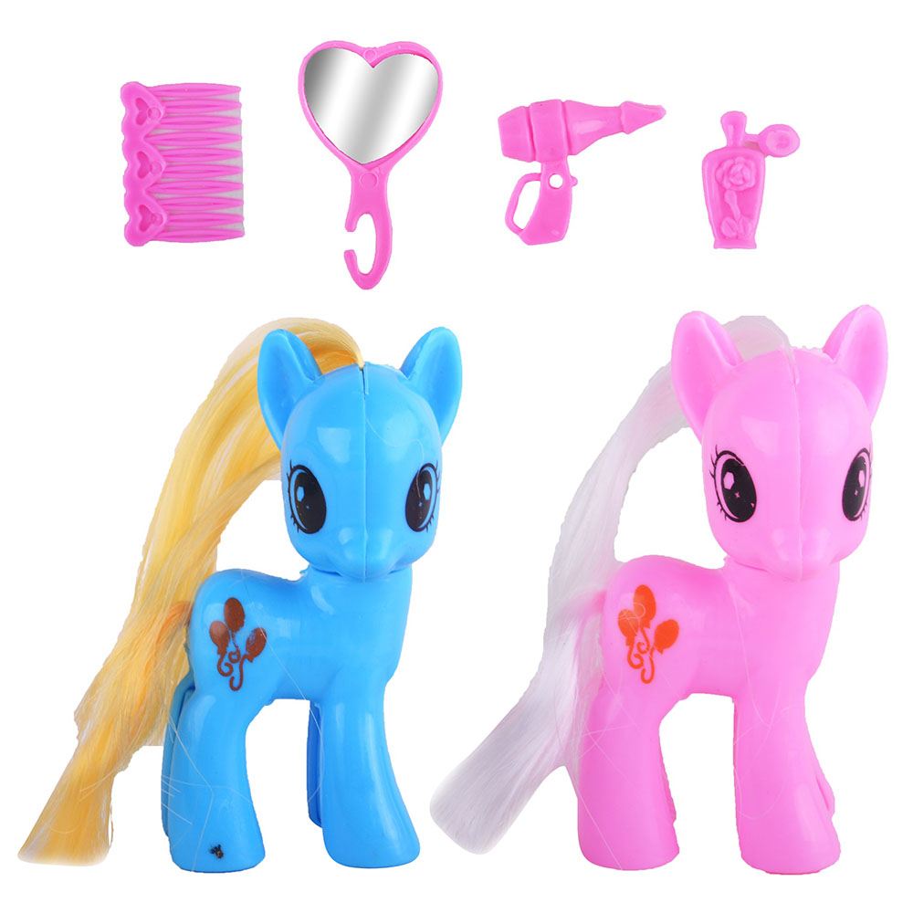 Kidzpro - Horse With Beauty Set - 6pcs - Color May Vary