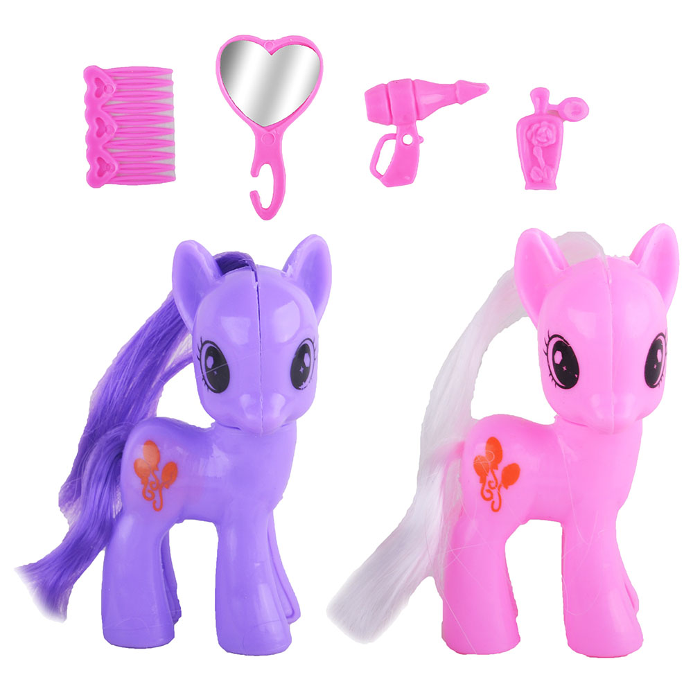 Kidzpro - Horse With Beauty Set - 6pcs - Color May Vary