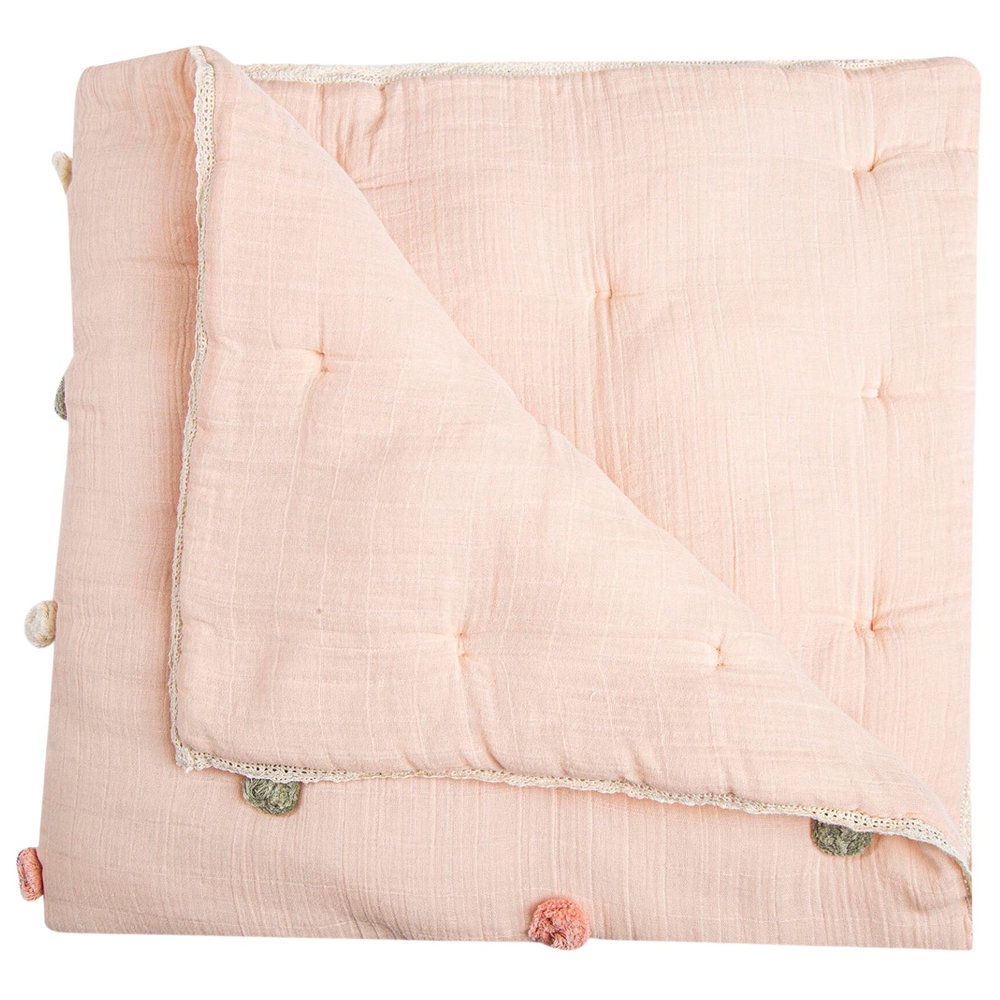 Crane Baby - Parker Pom Pom Blanket