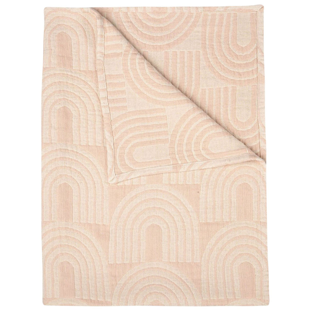 Crane Baby - Jacquard Blanket Rainbow