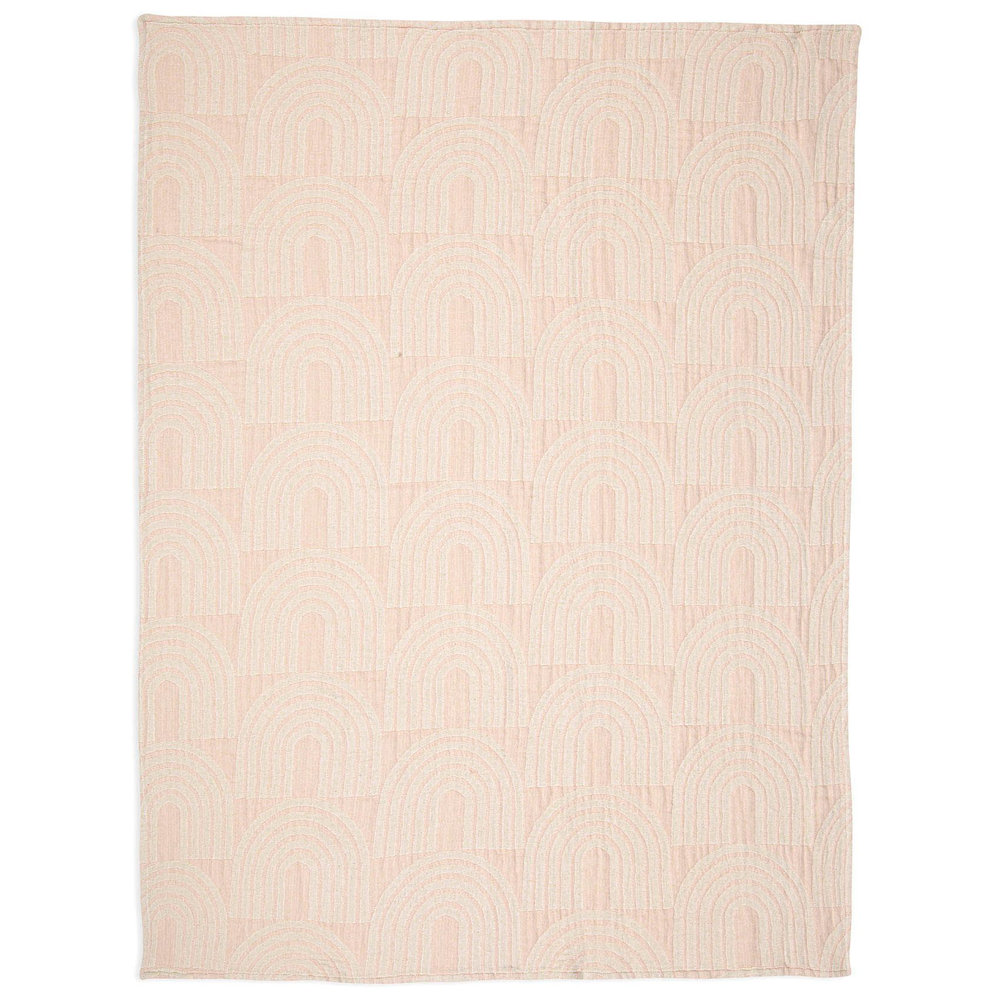 Crane Baby - Jacquard Blanket Rainbow