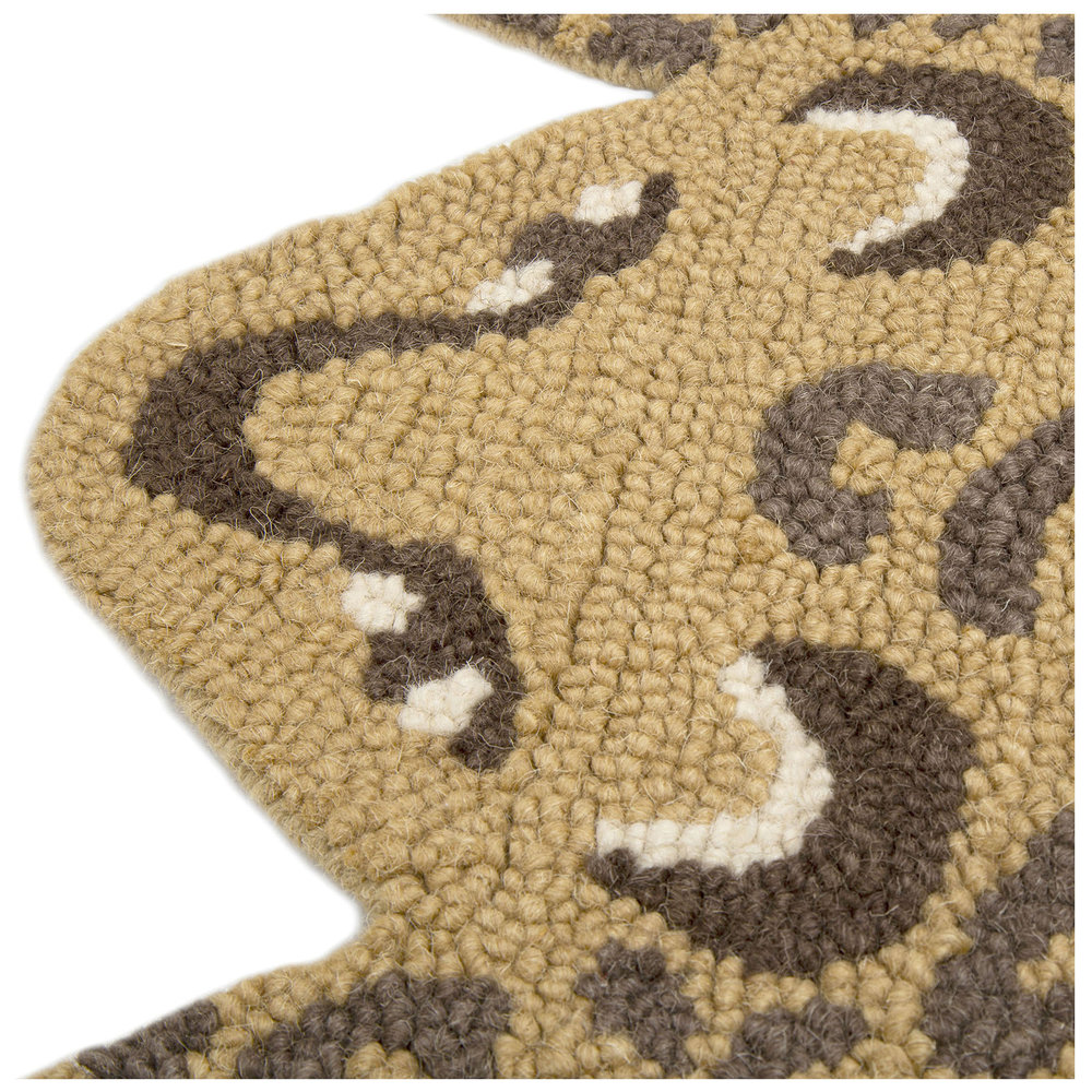Crane Baby - Leopard Shape Rug