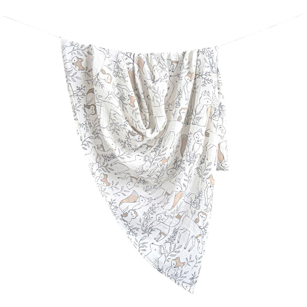 Crane Baby - Ezra Swaddle Wraps - Pack of 2