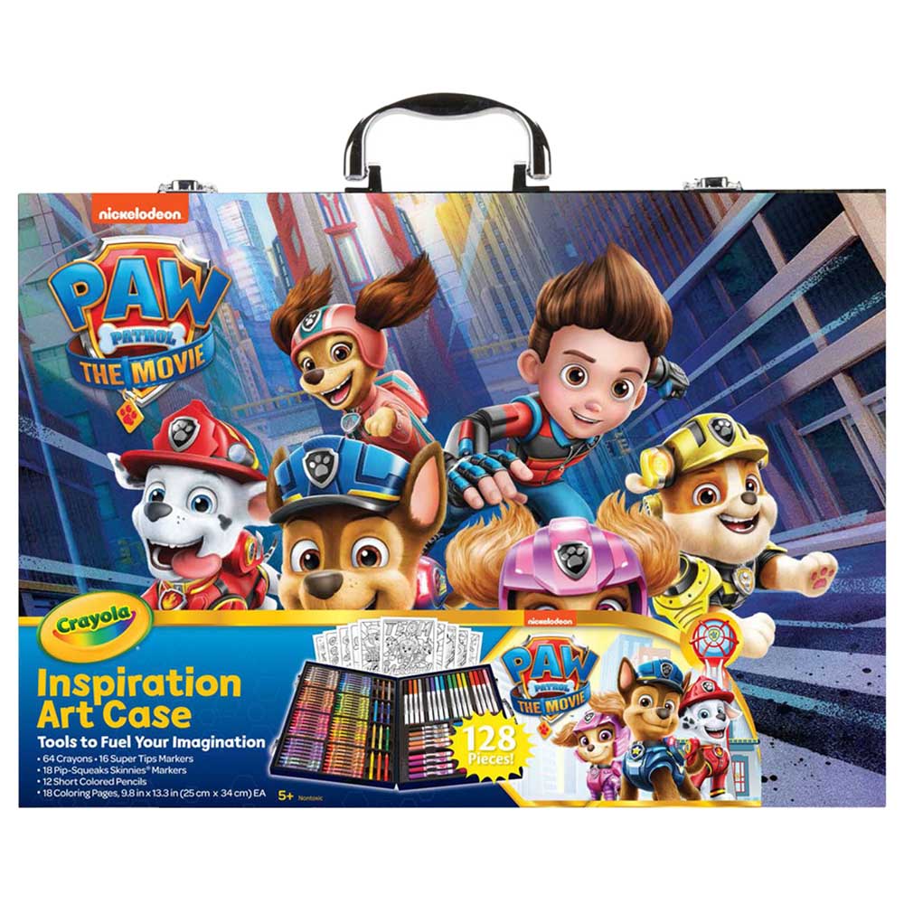 Crayola - Paw Patrol Inspiration Art Case - 128pcs