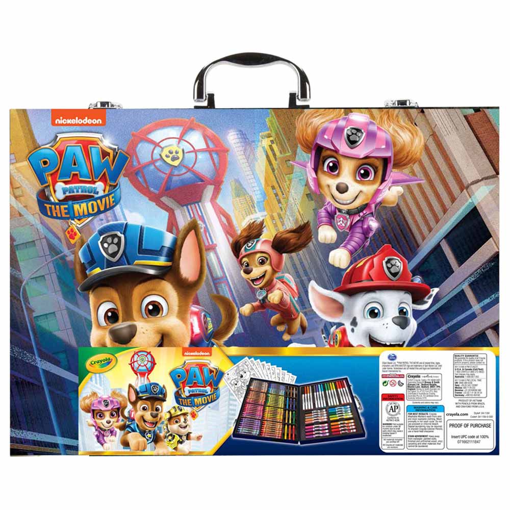 Crayola - Paw Patrol Inspiration Art Case - 128pcs