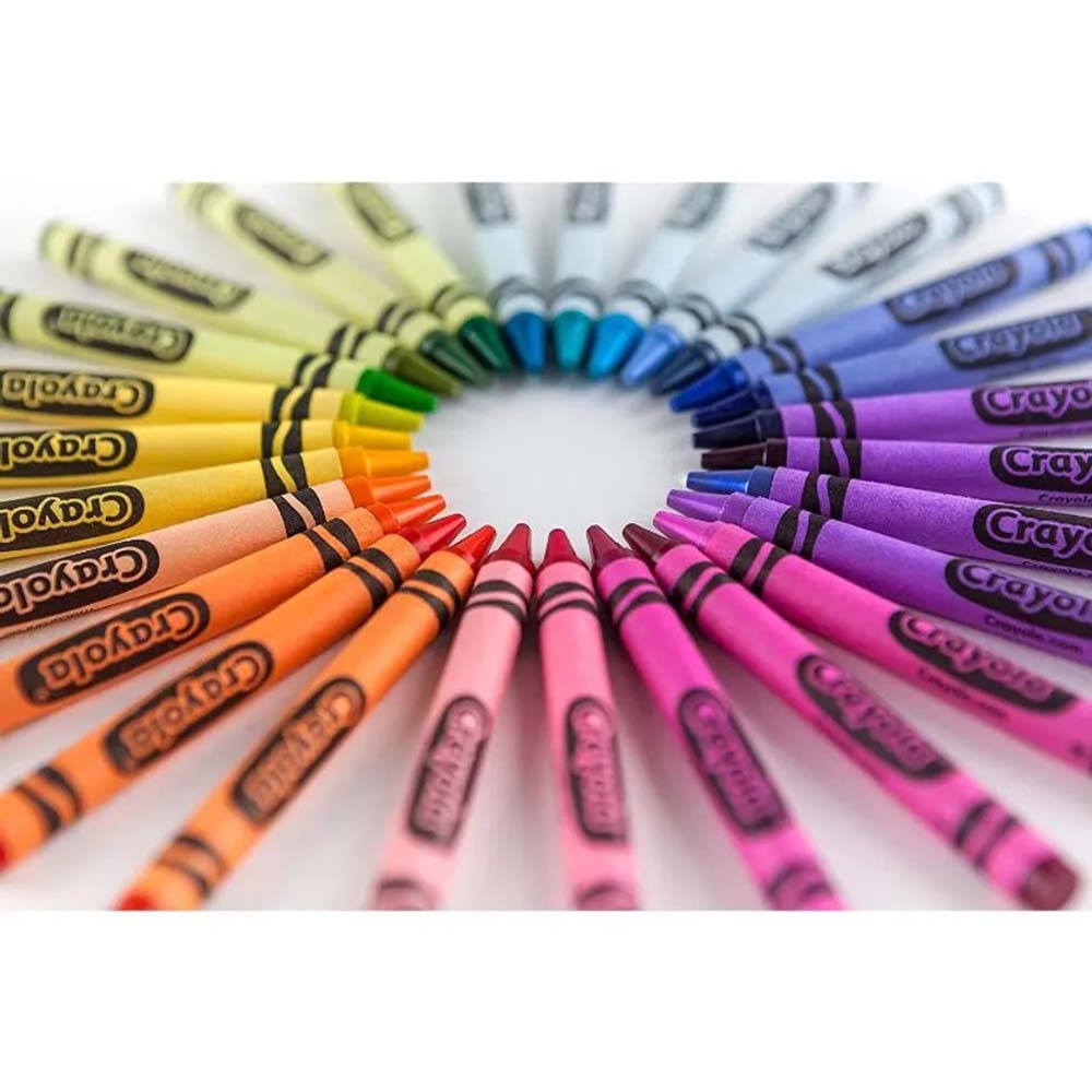 Crayola - Crayons With Sharpener - 64 Pcs