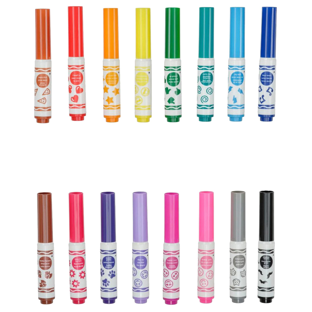 Caryola - Mini Stamper Washable Markers - 16pcs