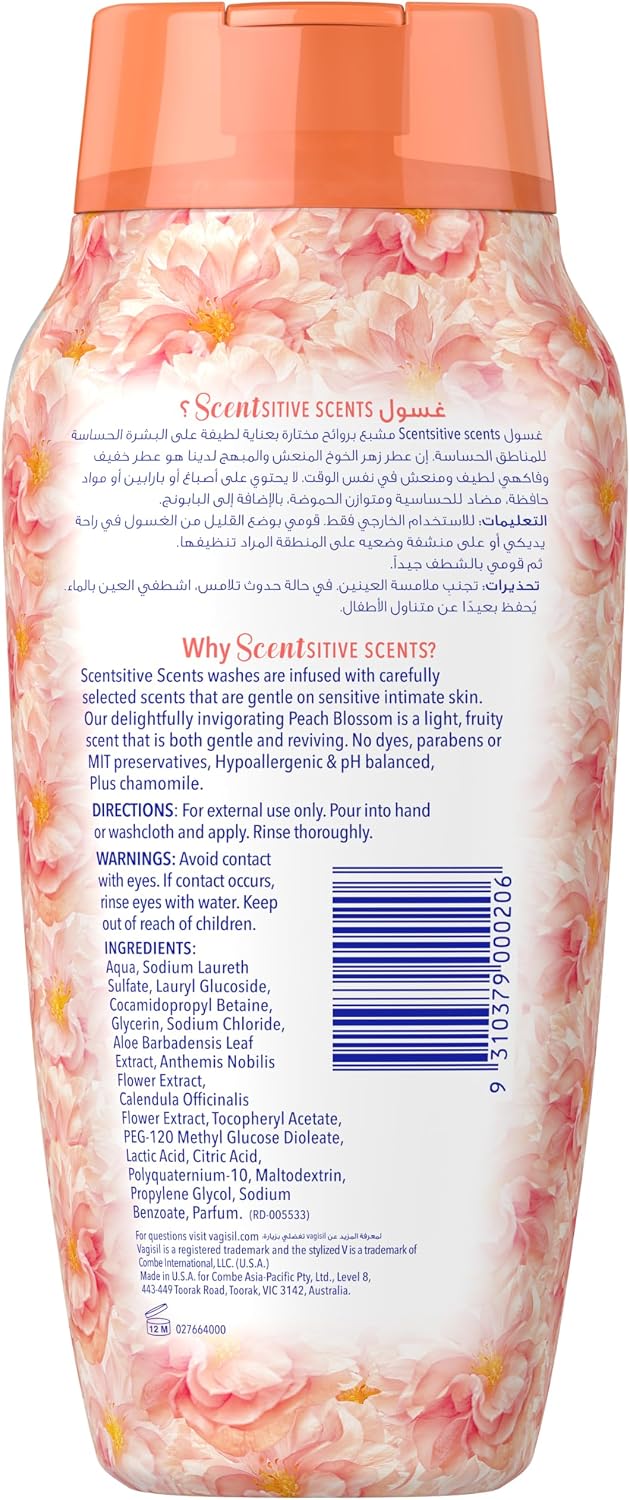 Vagisil - Sensitive Scents Intimate Wash Peach Blossom 354ml