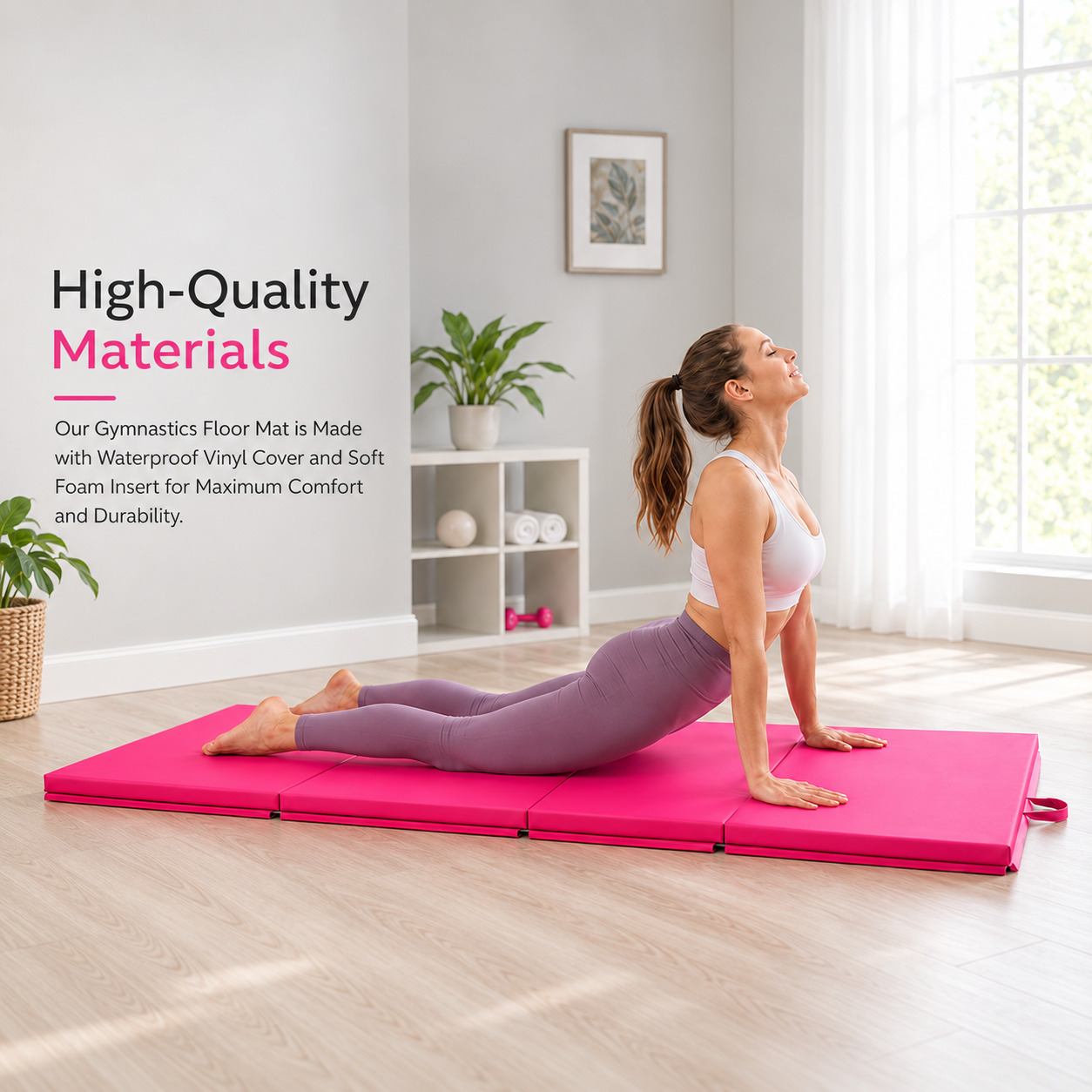 Dawson Sports - Gymnastic Folding Mat - Pink