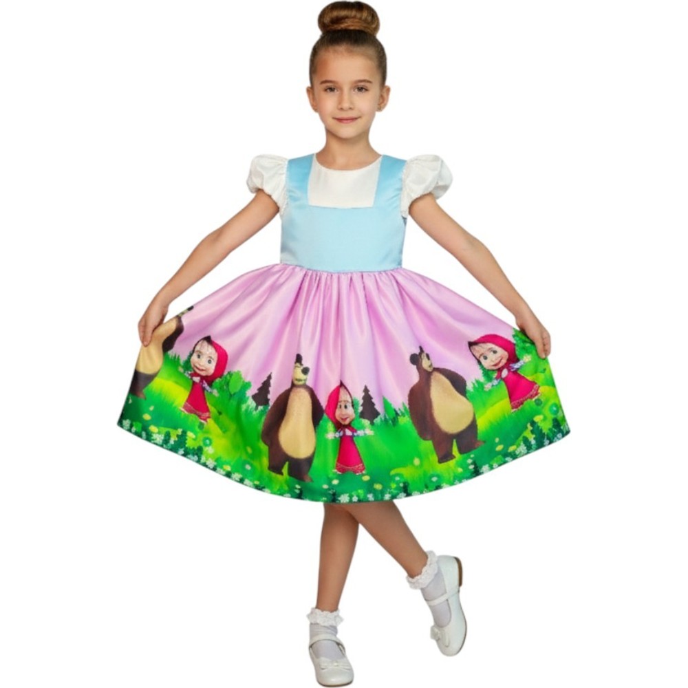 Buy D' Daniela Masha & the Bear Masha Dress - Blue Online