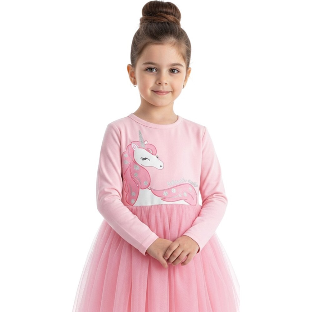D' Daniela Unicorn Tutu Dress - Pink