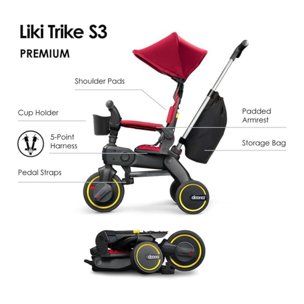 Doona - Liki Trike S3 - Flame Red