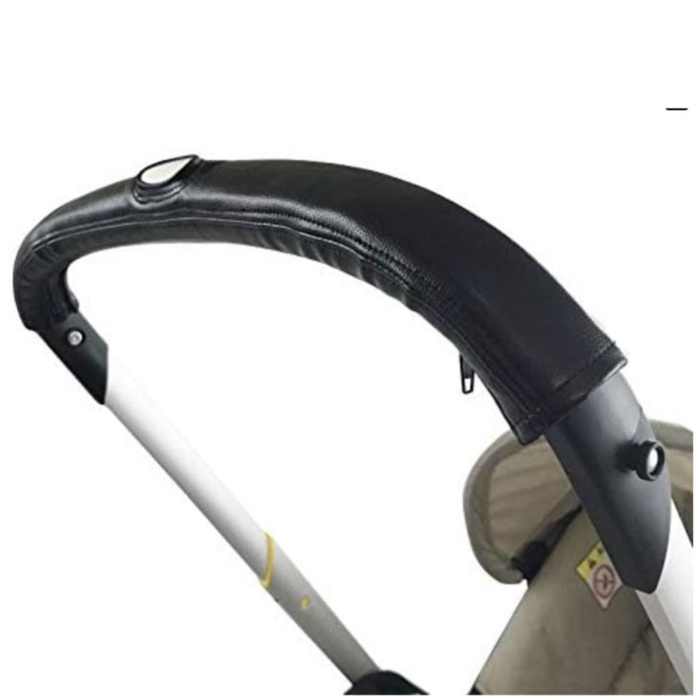 Doona - Stroller/Car Seat Handlebar Cover Only - Black Leather