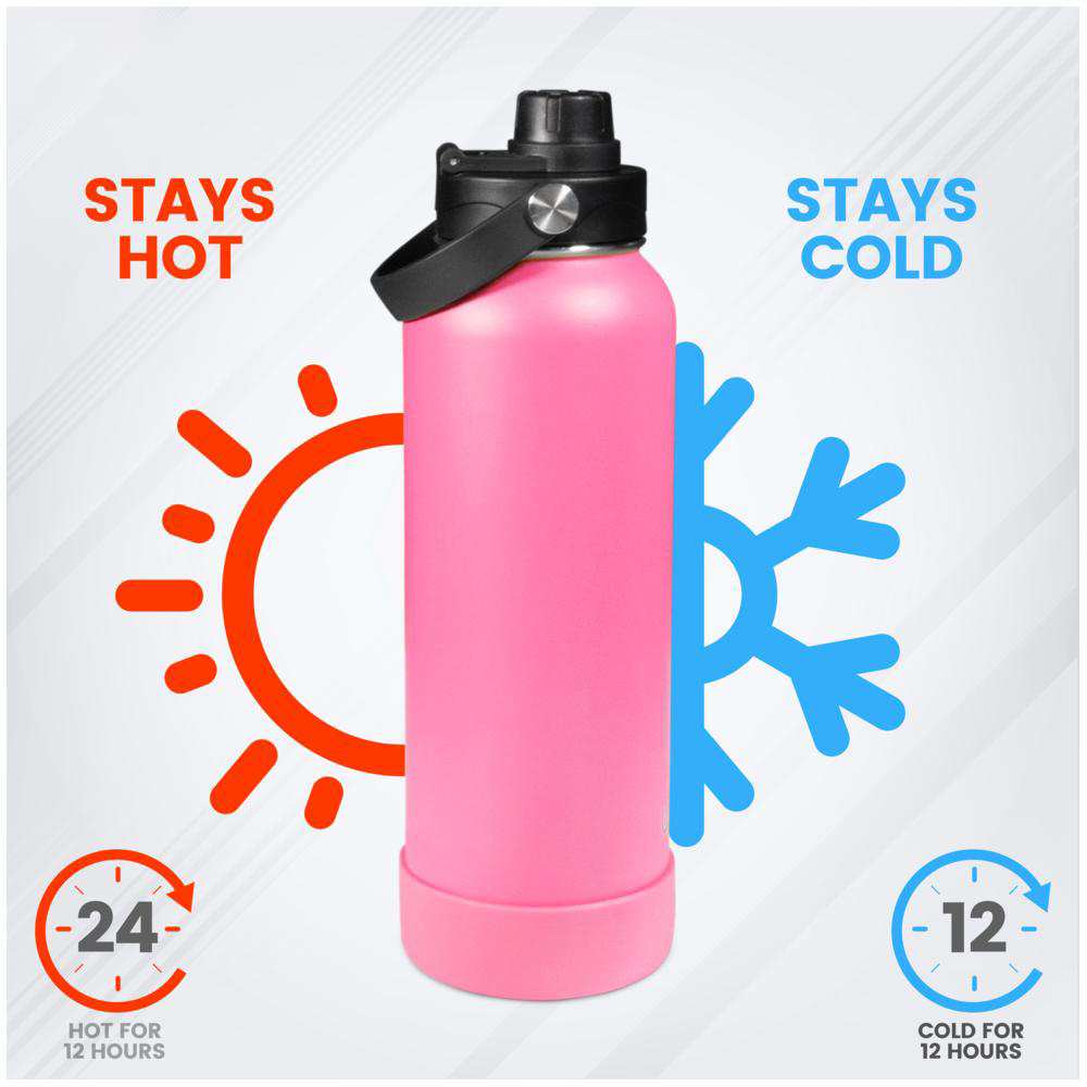 Waicee - Punchy Pink Reusable Bottle - 620ml