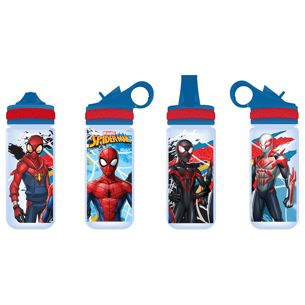 Marvel - Spider - Man Square Straw Water Bottle - 480ml