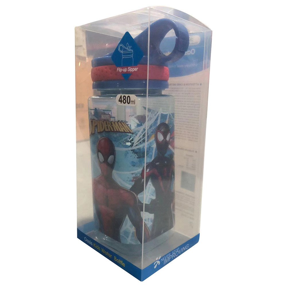 Marvel - Spider - Man Square Straw Water Bottle - 480ml