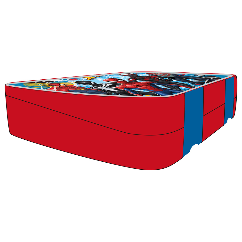 Marvel - 3 Compartment Double Buckle Locks Tritan Lunch Box - Spider-Man