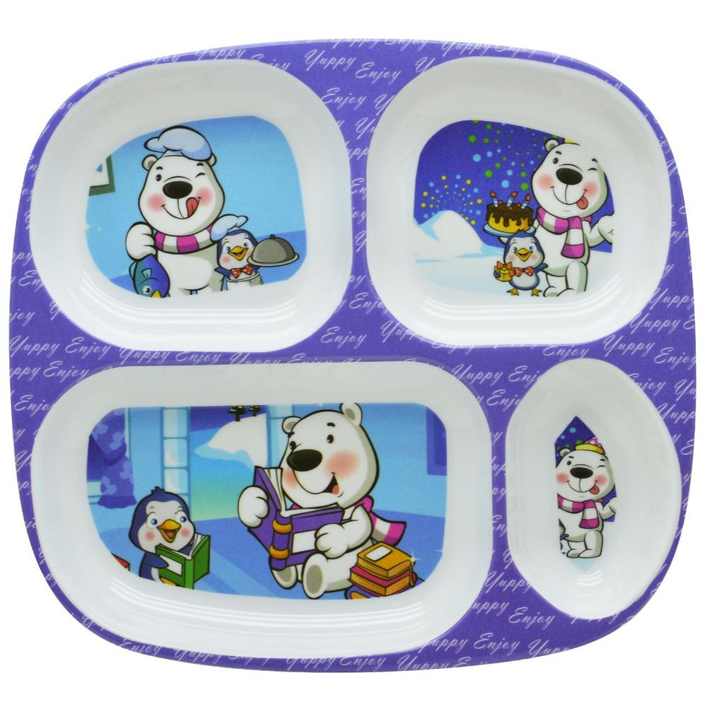 Dinewell Kids Rectangle Plate - Study Time