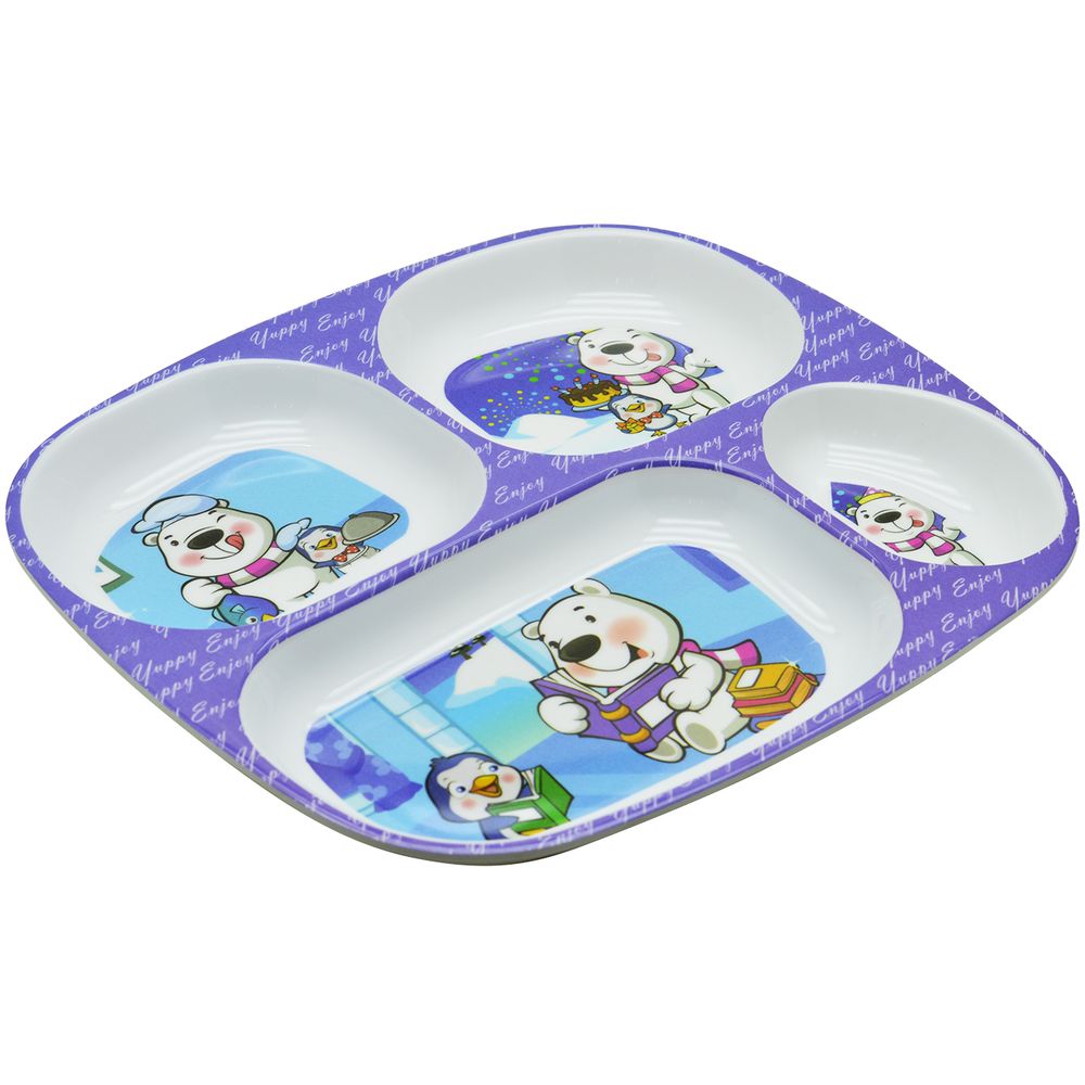 Dinewell Kids Rectangle Plate - Study Time