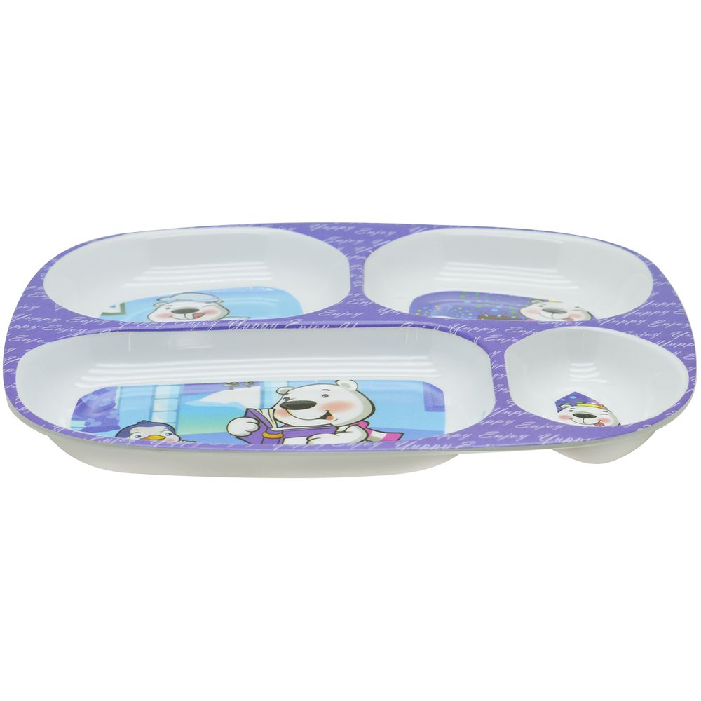 Dinewell Kids Rectangle Plate - Study Time