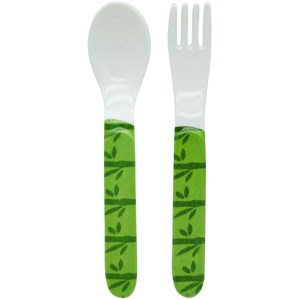 Dinewell Kids Spoon And Fork Set Spoon - Rabbit - 2 Pcs - 6-Inch