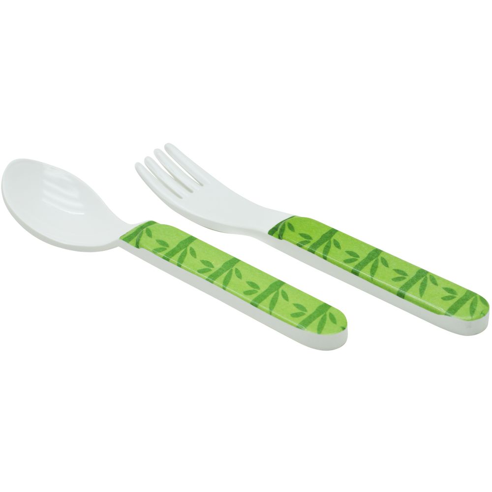 Dinewell Kids Spoon And Fork Set Spoon - Rabbit - 2 Pcs - 6-Inch
