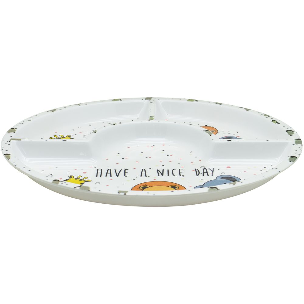 Dinewell Kids Round Plate - Animate - 10-Inch