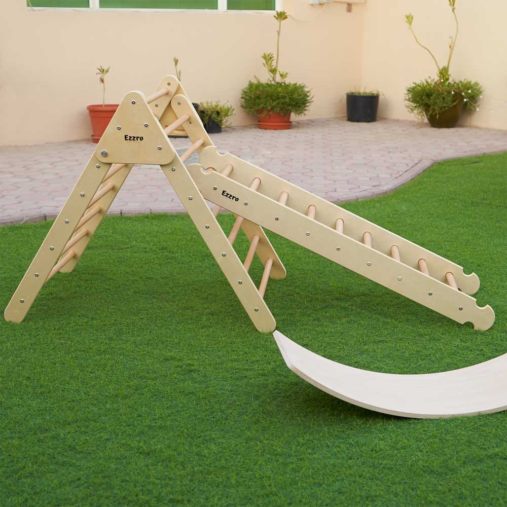 Ezzro - Natural Pikler Climbing Ladder
