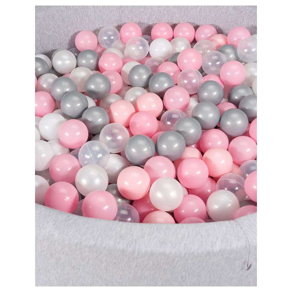 Ezzro - Mix of 400 Balls - Pink, White & Grey