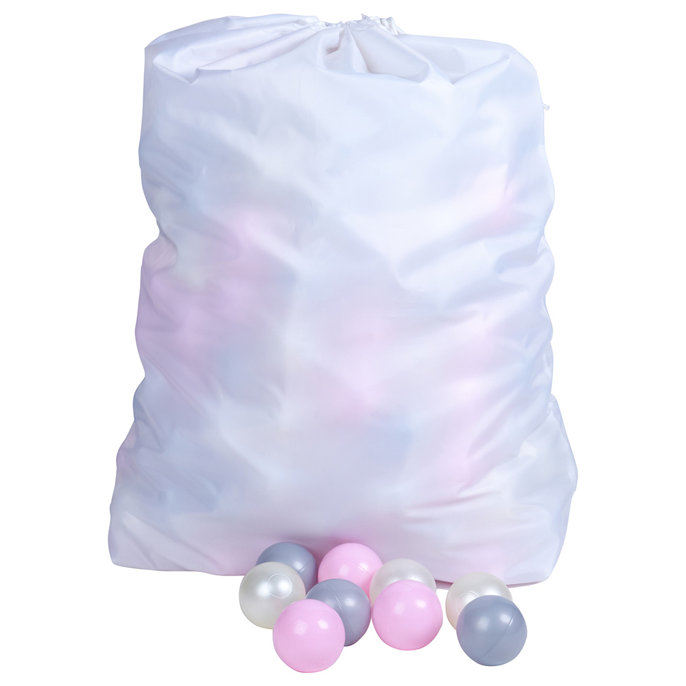 Ezzro - Mix of 400 Balls - Pink, White & Grey