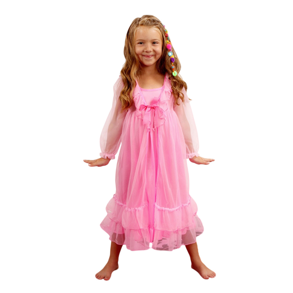 Laura Dare 2pc Bubblegum Frilly Peignoir Set - Pink