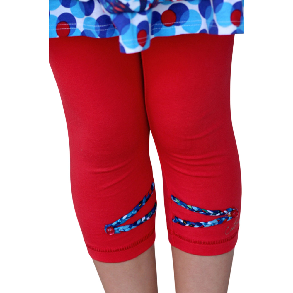 Catimini Girls' Colors of Africa Cherry Print Leggings