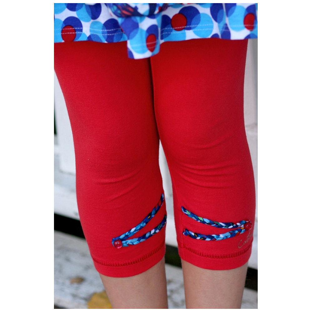 Catimini Girls' Colors of Africa Cherry Print Leggings