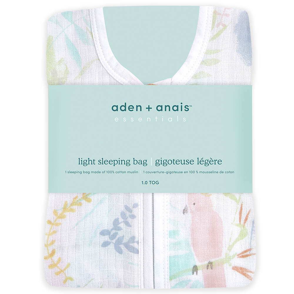 Aden + Anais - Cotton 1.0 TOG - Light Sleeping Bag - Tropicalia