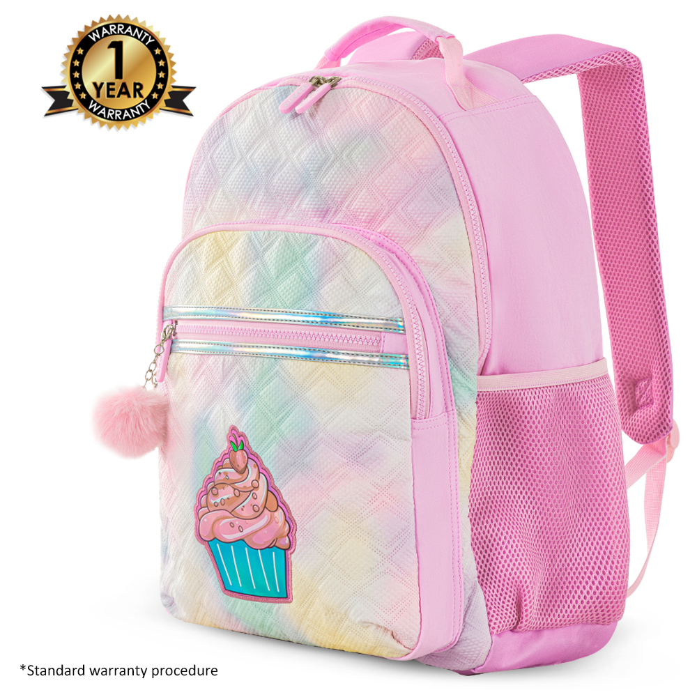 Eazy Kids - Backpack with Lunch Bag & Pencil Case - Sugar Pop - 17-Inch/43.5cm