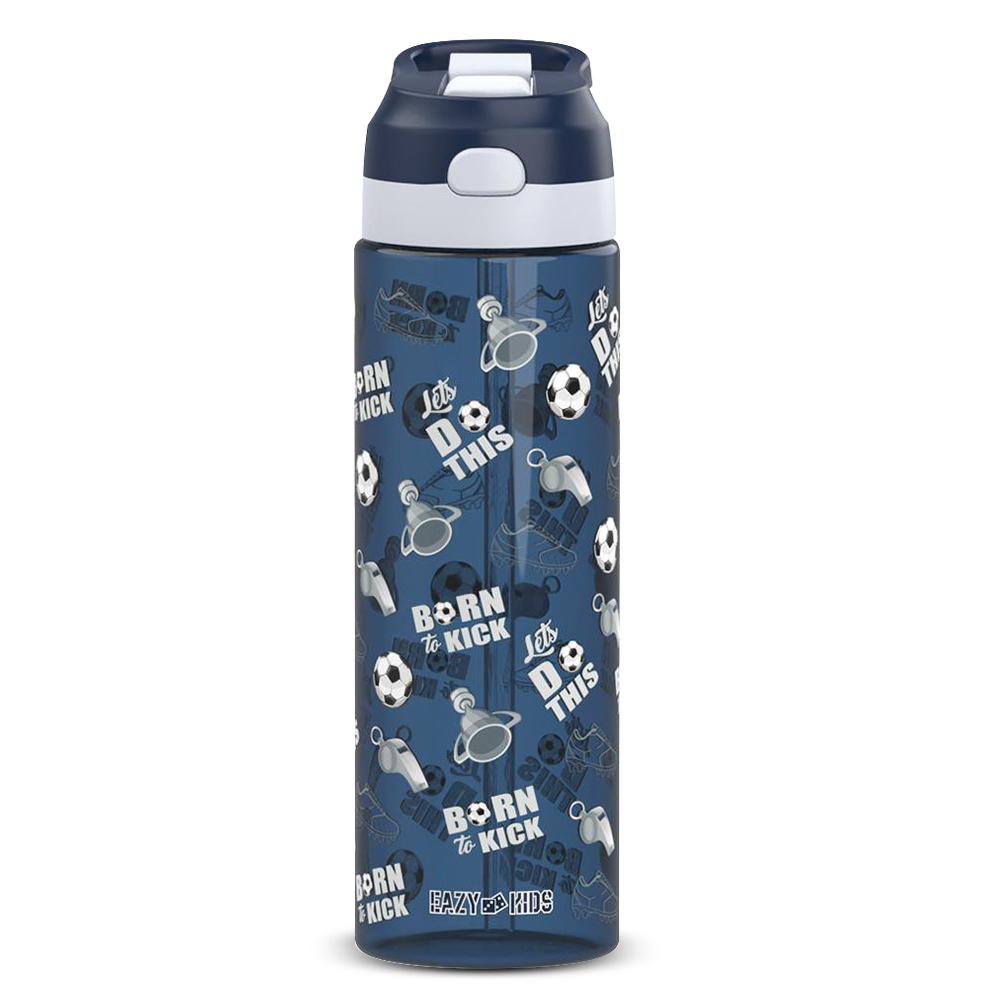 Eazy Kids - Tritan Water Bottle with Spray Function - Football - 750ml