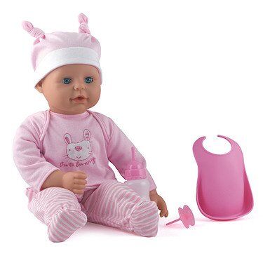 Dollsworld Baby Boohoo - Pink Stripes