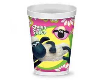Paper Cup 9oz - Shaun The Sheep