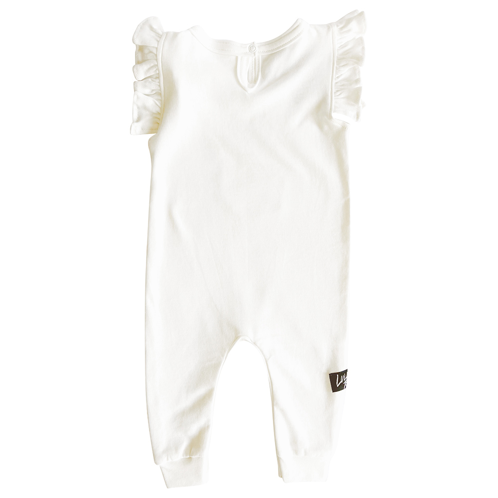 Lullaby Rock - Rose Romper - Creamy Off-White